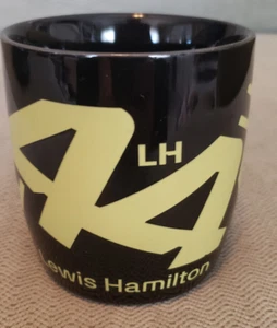 LH Lewis Hamilton 44 Coffee Mug F1 Formula Driver Mercedes AMG Petronas - Picture 1 of 4