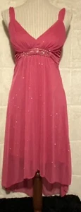 Speechless Gr. M Cocktailkleid mit Schmucksteinen Damen Junior rosa Glitzer - Bild 1 von 10