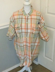 Mens Columbia PFG Size XXL Super Bahama Vented Fishing Shirt Omni-Shade Pockets - Picture 1 of 8