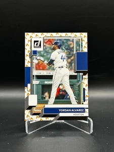 Yordan Alvarez 2022 Panini Donruss #140 ON FIRE Parallel Houston Astros /75 - Picture 1 of 1