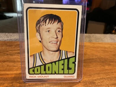 1972-73 Topps Basketball #237 Rick Mount ABA Kentucky Colonels Purdue EX - Image 1 of 3