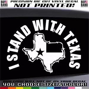 Calcomanía adhesiva de vinilo Peoples Convoy Trucker Support Texas Secure nuestra frontera - Imagen 1 de 4