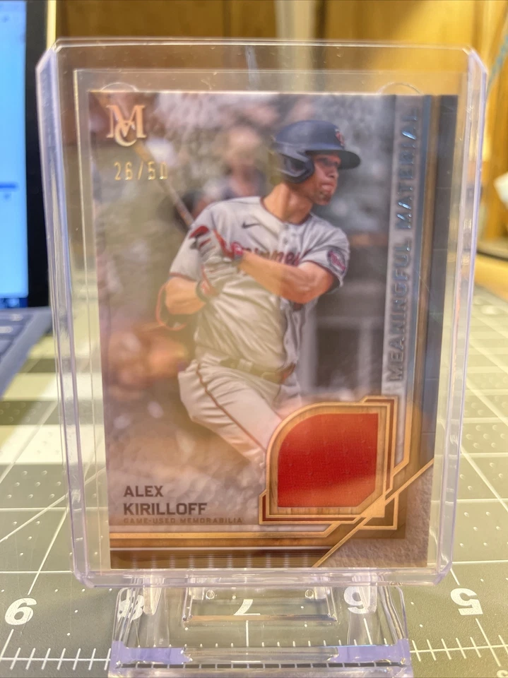 2023 Topps Museum Collection Baseball Alex Kirilloff Patch /50 - Image 1 of 2