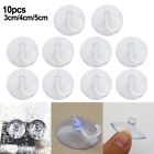 Small Clear Plastic Hooks 10pcs Pack Effective Cable Management Solution
