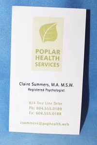 2008 Passengers Screen Used Anne Hathaway Business Card Movie Prop COA - Picture 1 of 1