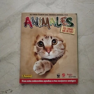 PANINI ANIMALES 2019 ALBUM + TODOS LOS CROMOS PEGADOS - Imagen 1 de 8