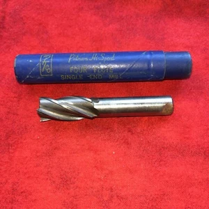 PUTNAM 5/8" HI-SPEED FOUR FLUTE SINGLE-END MILL MACHINIST TOOL 1/2" SHK (k37) - Picture 1 of 5