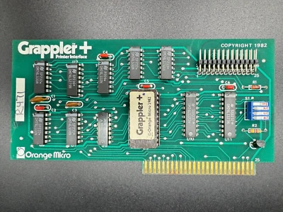 Orange Micro Parallel Printer Grappler Interface Controller Card (Apple II/IIe) - Image 1 of 4