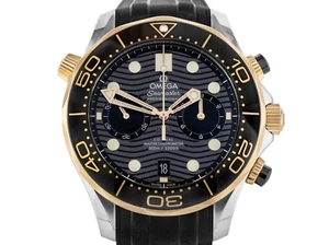 OMEGA Diver 300M Co-Axial Master Chronometer Chronograph Men's Black Watch 2021 - Picture 1 of 5