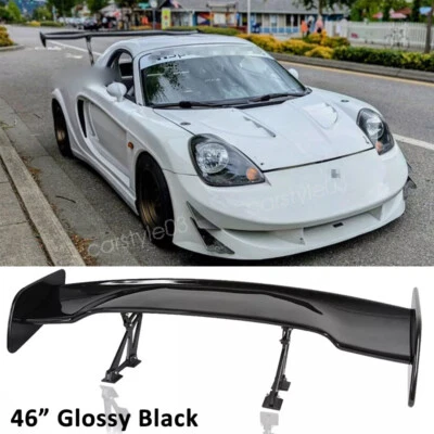 Adjustable 46" Rear Trunk Spoiler GT Racing Tail Wing For Toyota MR2 Spyder Foto 1 de 4