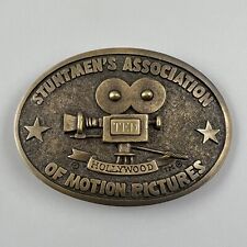 Stuntman’s Association Of Motion Pictures Belt Buckle Sculptor Al Shelton 1976