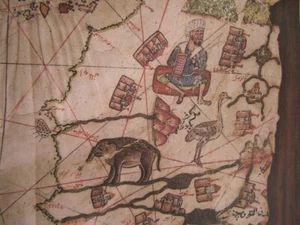 Ottoman Turkish The World Map Of Piri Reis 1513 (Turkish & English) - Picture 1 of 12