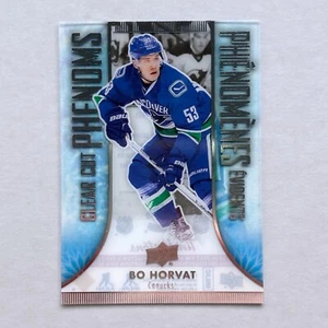 2016-17 Upper Deck Tim Hortons Clear Cut Phenoms Bo Horvat #CC-13 Canucks - Foto 1 di 2