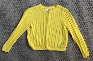Gap Kids Girls Bright Yellow Cardigan Extra Small/4-5 Years - Picture 1 of 4