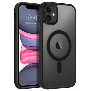 For iPhone 11 MagSafe Case Shockproof Matte Scratch Magnetic Cover Wireless Char - Picture 1 of 8