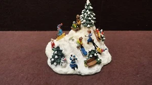 Liberty Falls Collection - The Sledding Party AH400 1997 Winter Christmas Sled - Picture 1 of 7