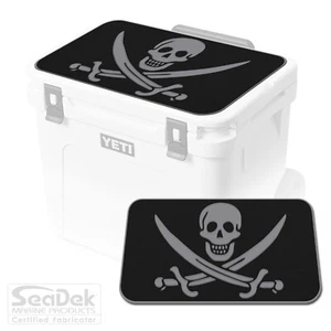 SeaDek Cooler Pad fits YETI 48 Roadie Wheeled | Foam EVA | Pirate B/SG - Picture 1 of 7