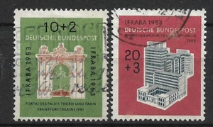 Germany 1953 Michel 171/172 used - 21/12 - Picture 1 of 1