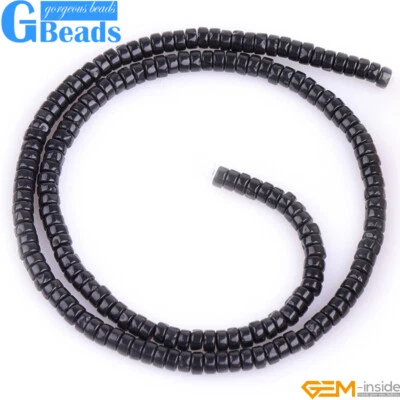 Natural Rondelle Beads Assorted Gemstone Spacer Beads Jewelry Making 2x4mm 15" - Image 1 of 4