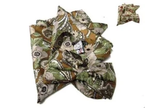 Nœud Papillon Brun Brûlé & Tabac Ensemble Mouchoir Paisley Et Motif à Fleurs - Imagen 1 de 3