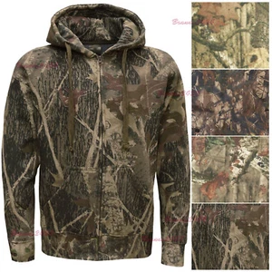 MENS CAMOUFLAGE HOODIE JUNGLE PRINT COMBAT HOODY HUNTING SWEAT SHIRT HOODED TOPS - Picture 1 of 4