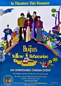Yellow Submarine ~ Beatles ~ Original 11"x 17" Wiederveröffentlichung Filmposter - Bild 1 von 1