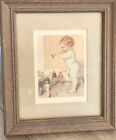 1985 Bessie Pease Gutman-"The Bugler"-Lithograph- Framed & Matted