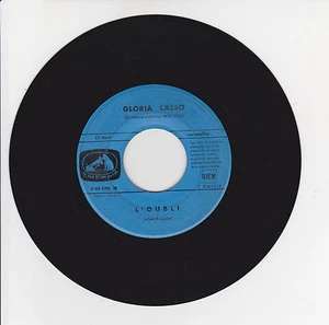 Roping Gloria 45 RPM L'Forget - Was Yesterday Orchestre Wal-Berg Voix Master 470 - Picture 1 of 1