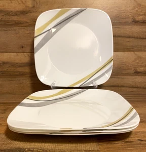 4er SET - CORNING CORELLE - MURET - 10 1/2" QUADRATISCHE SPEISETELLER - Bild 1 von 6