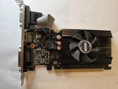 MSI GeForce GT 710 2GB DDR3 Graphics Card (GT 710 2GD3 LP) - Image 1 of 3