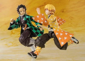 S.H.Figuarts Tanjiro Zenitsu Demon Slayer Bandai 5.5 in Action Figure Set - Picture 1 of 17