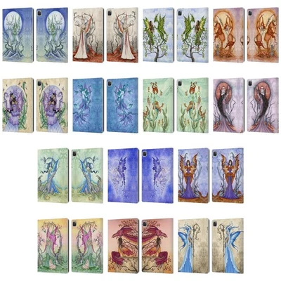 OFFICIAL AMY BROWN ELEMENTAL FAIRIES LEATHER BOOK WALLET CASE FOR APPLE iPAD - Image 1 of 4