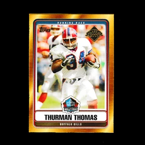 2007 Topps HOF11 Thurman Thomas - Hall of Fame - Buffalo Bills - Foto 1 di 2