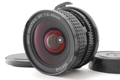 Late Model [MINT] SMC Pentax 6x7 67 II 67II 45mm f4 Wide Lens From JAPAN - Image 1 of 4