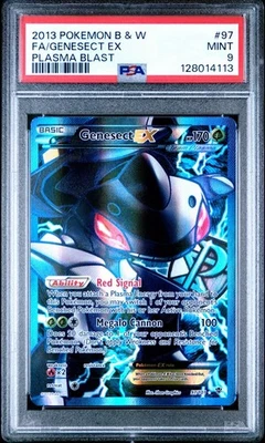 Genesect EX B&W Plasma Blast Full Art (Graded PSA 9 - Only 116 in the world!) - Image 1 of 3