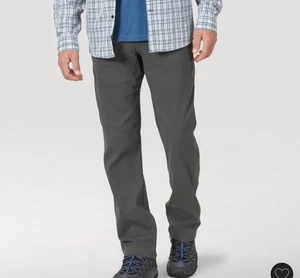 NWT Wrangler ATG All Terrain Men's Gray Synthetic Utility Pants Hiking 30x30 - Picture 1 of 4