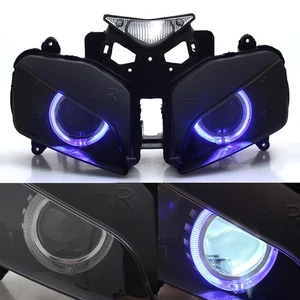 Conjunto de proyector de faros HID Blue Angel Eye para Honda CBR1000RR 2004-2007 - Imagen 1 de 19