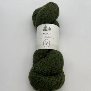 Kelbourne Woolens Scout Moss Heather 100% Wool 274yd 100g - Picture 1 of 6