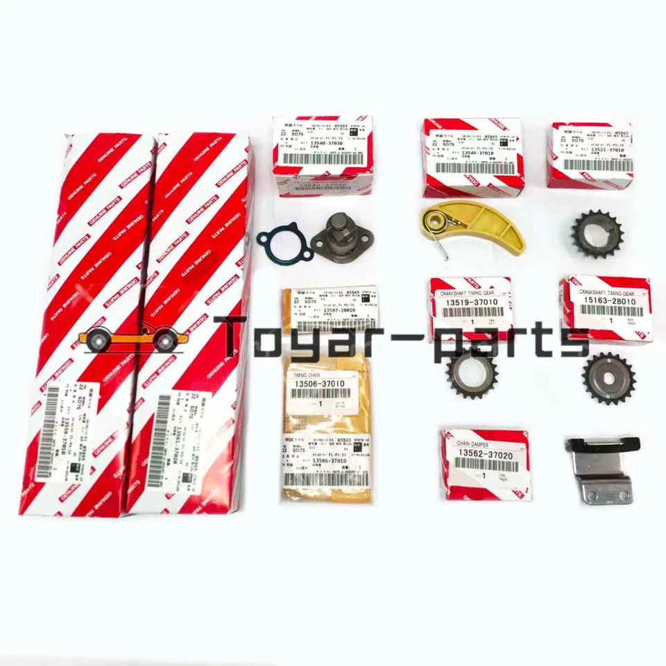 OEM 10PCS For 2009-2015 Toyota Corolla Matrix Prius 1.8L L4 2ZRFE Timing Chain Foto 1 de 4