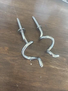 Sunbeam 12 Speed Mixmaster Mixer 2360 Set of 2 Dough Hooks OEM Replacement Parts - Picture 1 of 5