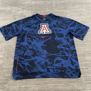 Arizona Wildcats Shirt Herren XL Tall Blau Schwarz NCAA Dri Fit Performance Nike - Bild 1 von 10
