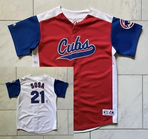 Vintage Chicago Cubs Sammy Sosa Jersey Large Red Youth Boys Genuine Merchandise - Picture 1 of 22