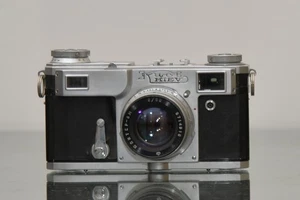 Neuwertig Kiew 3 Con Jupiter 8 50mm f2 Contax II Kopie Kopf mit Film Top Zustand - Bild 1 von 8