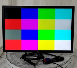 Dell U2412Mc LCD Monitor 24" GRADE C DisplayPort/DVI/VGA SEE NOTES - Picture 1 of 8