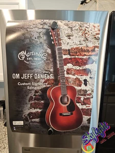 Rare 2012 Special Ed. Martin Guitar Om Jeff Daniels Ready to Frame Poster - Picture 1 of 8