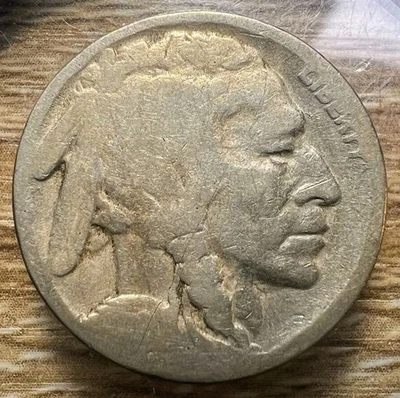1920-S Buffalo Nickel - Actual Coin Shown - Free Shipping & Tracking INV#17 - Image 1 of 2