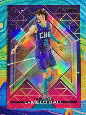 2021-22 Panini Recon Basketball  Lamelo Ball Holo SP Hornets #1 - Image 1 of 2
