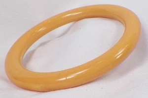 Butterscotch Bakelite Bangle Bracelet Retro Mid Century Modern Vintage #9 - Picture 1 of 3