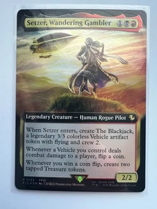 Foil Setzer, Wandering Gambler Commander : Final Fantasy Foil Extended Art - Photo 1/3