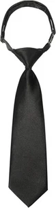 Kajeer Ties for Kids Boys Necktie Adjustable S (age 6 month - 5 years), Black - Picture 1 of 9